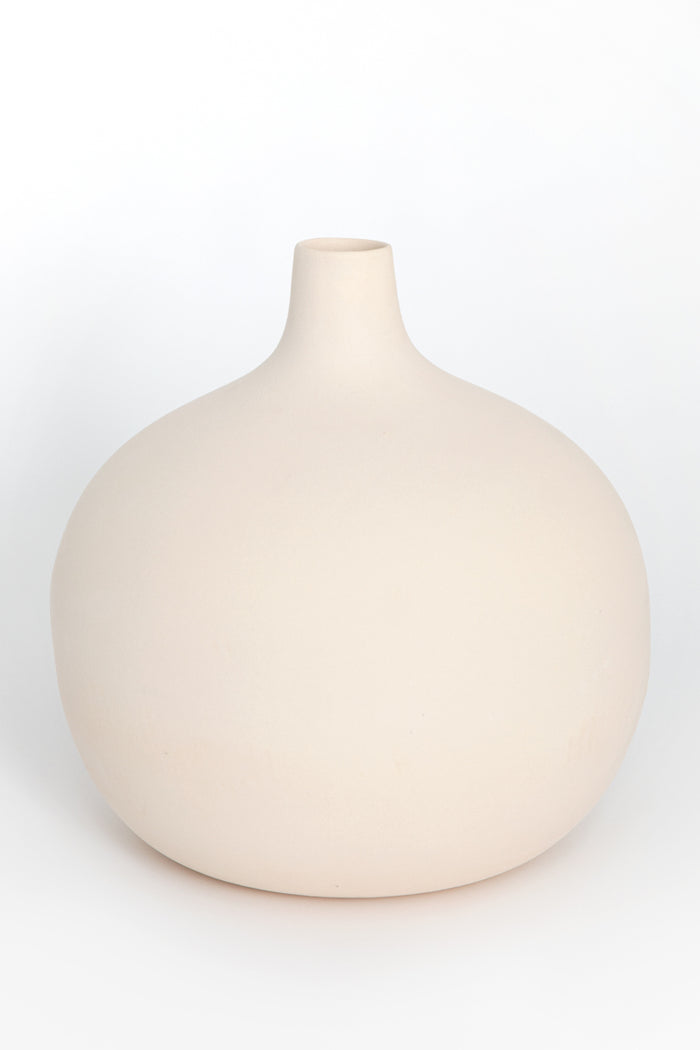 Sissy-Boy Witte keramieke Braga vaas