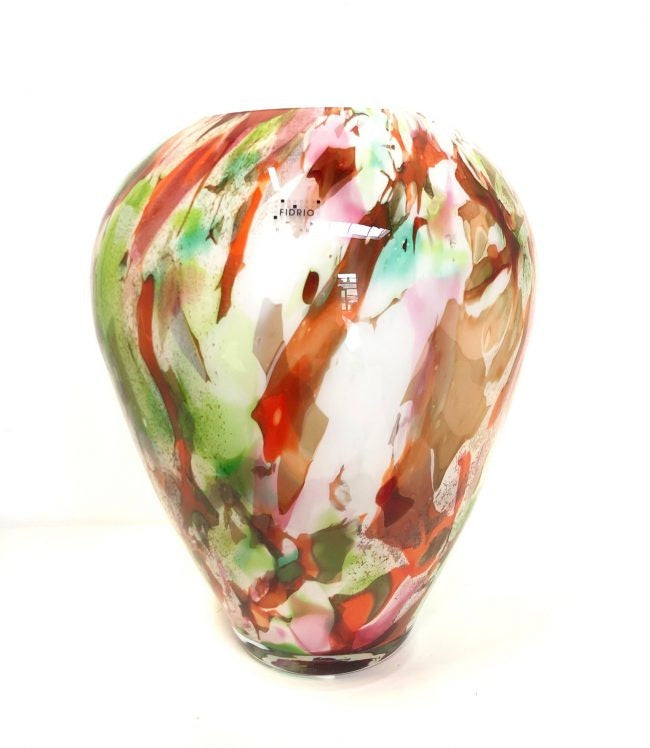 Fidrio Vaas Alore XL Mixed Colours 33cm hoog
