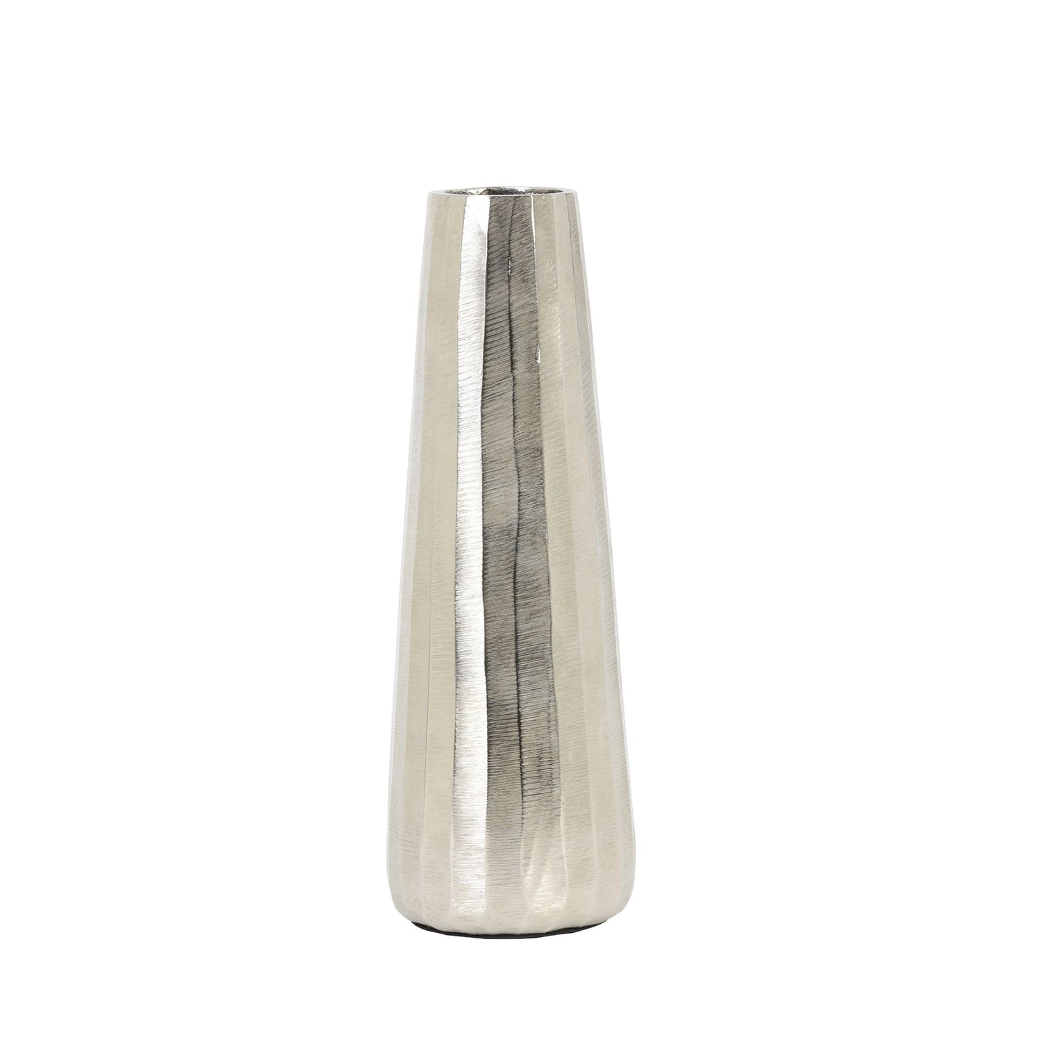 Light & Living Vaas Durango - Nikkel - 13x13x38 cm