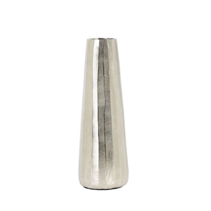 Light & Living Vaas Durango - Nikkel - 13x13x38 cm