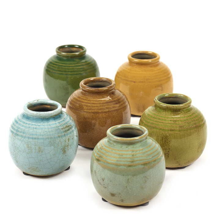 Serax Vaasje Diverse kleuren Voordeelaanbod 6 stuks