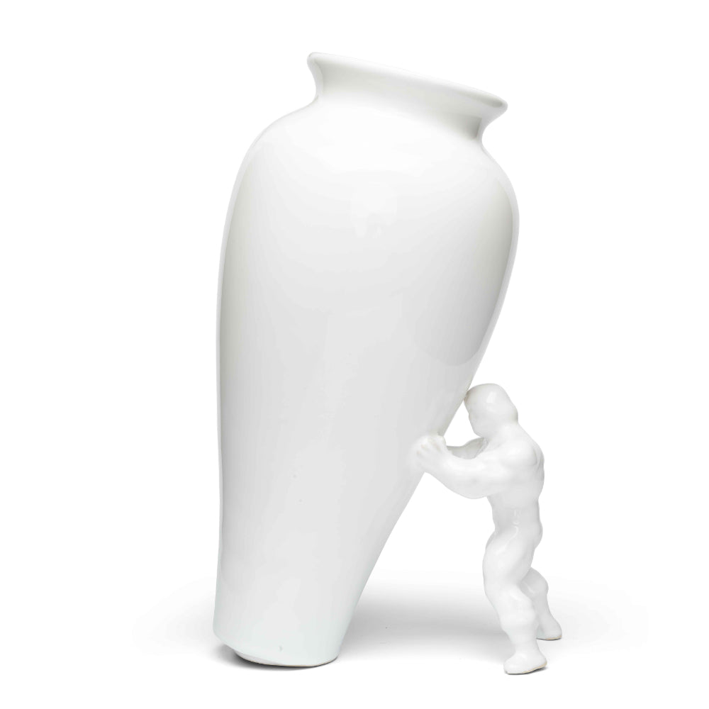 Jasmin Djerzic My Superhero vaas maat L Wit