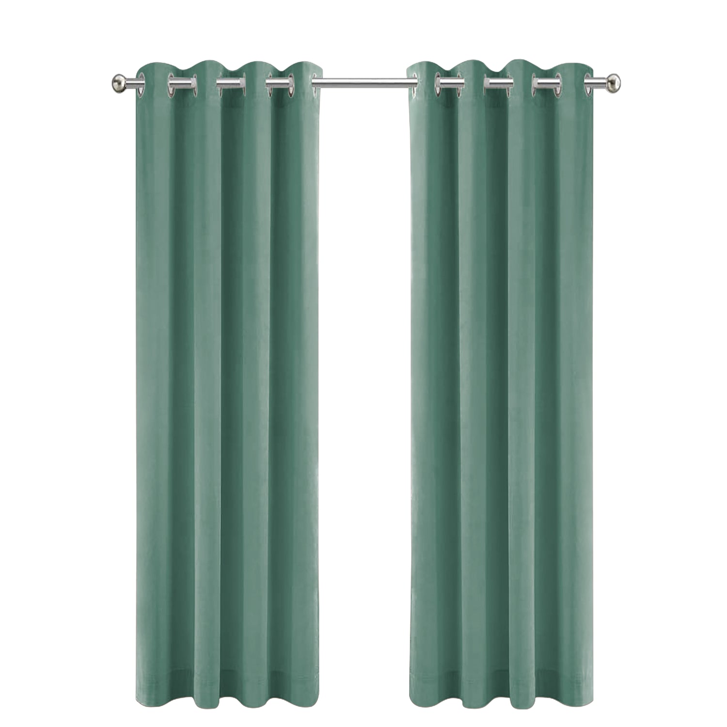 LW Collection Kant en klaar gordijnen groen 290x245cm