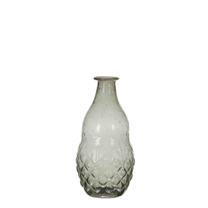 Casa Vivante caja glazen vaas bruin maat in cm: 16,5 x 10 - BRUIN