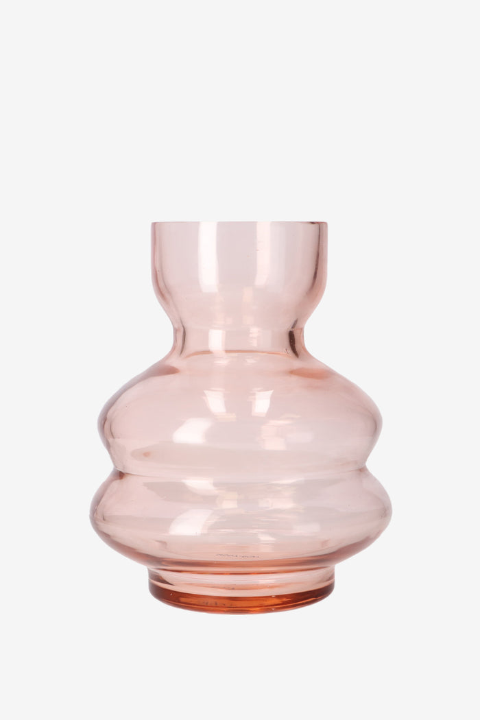 Sissy-Boy Roze Vaas transparant 3 bollen laag