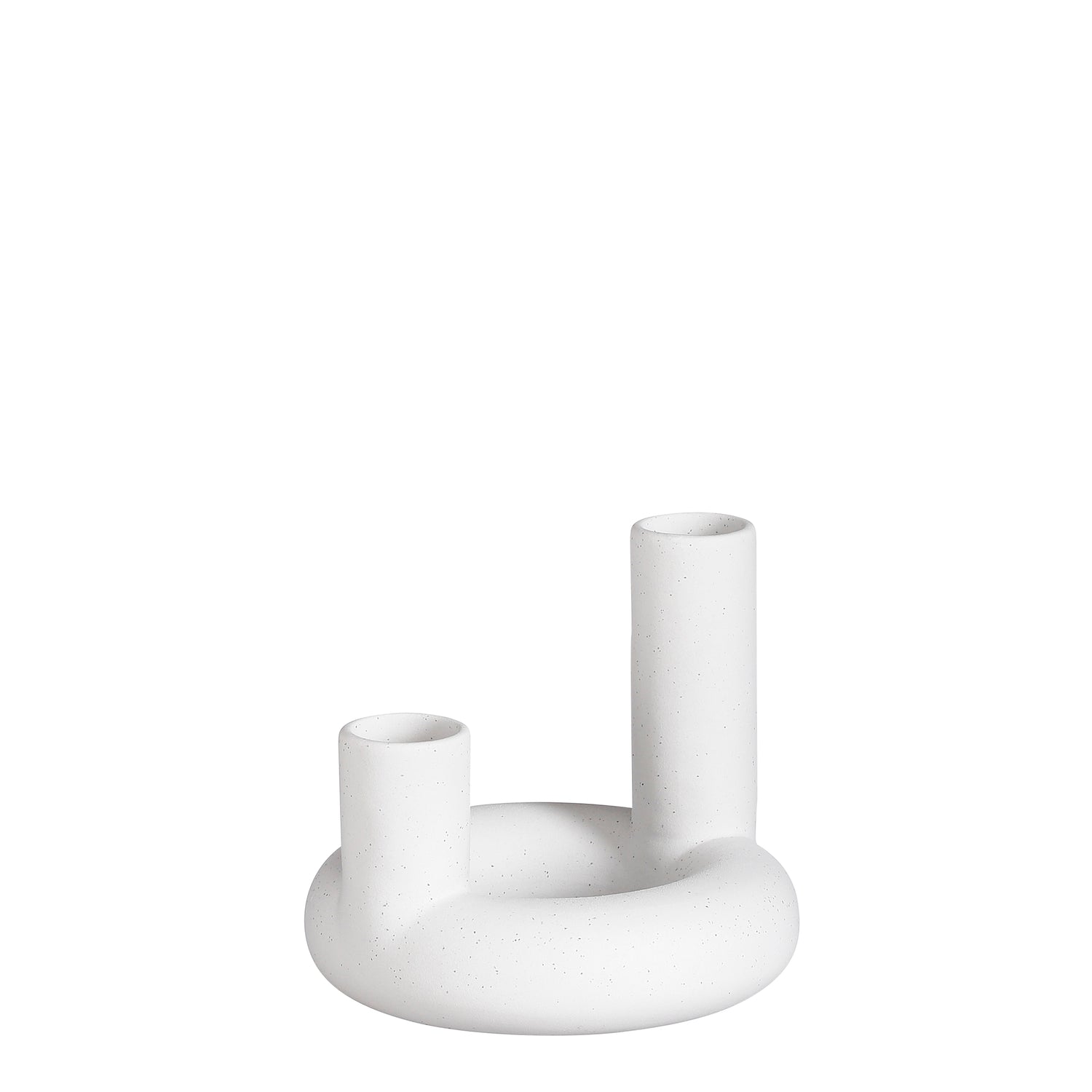 Mica Decorations Smalle Vaas - H14 x Ø16,5 cm - Off White