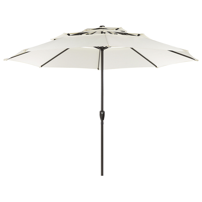 Beliani - BIBIONE - Parasol - Beige - 270 cm - Polyester