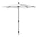 Platinum Riva stokparasol 2,5 m. rond - White