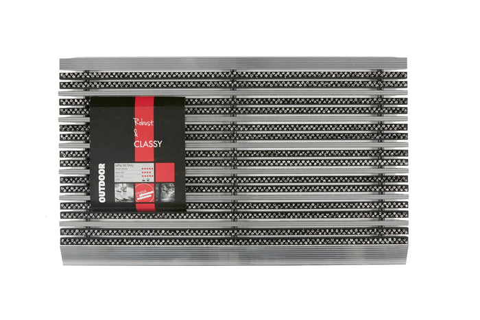 MD Entree - Schoonloopmat - Avanti Style - Grijs - 45 x 75 cm