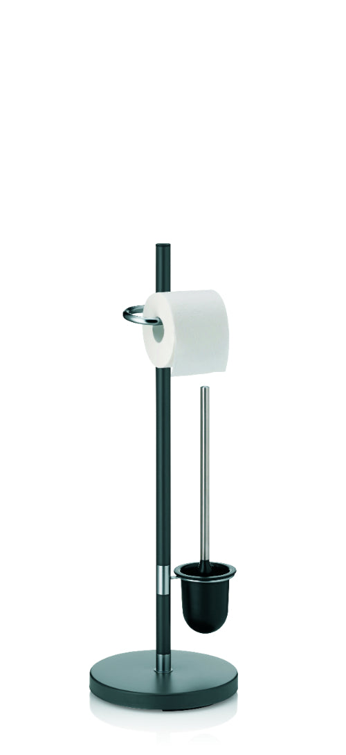 Kela - Sinerio Toiletrol en wc-bostel Houder - Antraciet - Kela