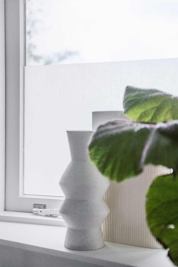 Art for the Home Zelfklevende Textiel Raamfolie - Ecru - 150x45cm