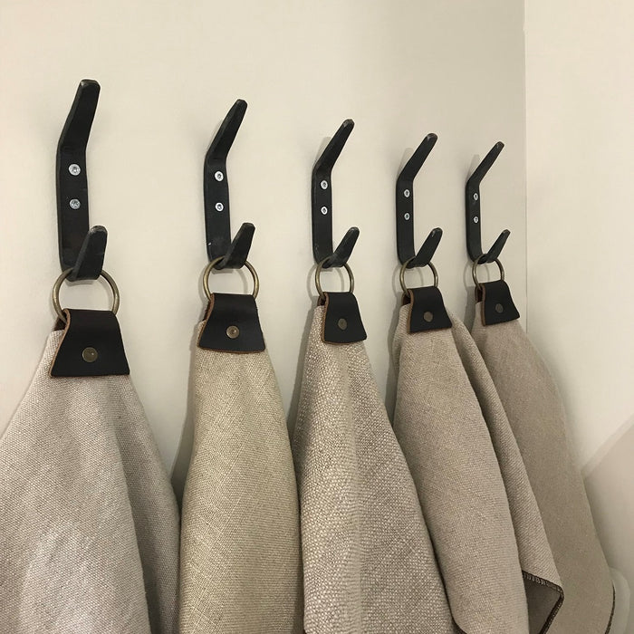 Brût Homeware, Set van 4 Kapstokhaak Dubbel