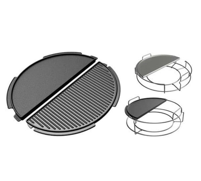Half Cast Iron Plancha Big Green Egg - Xlarge and 2XL