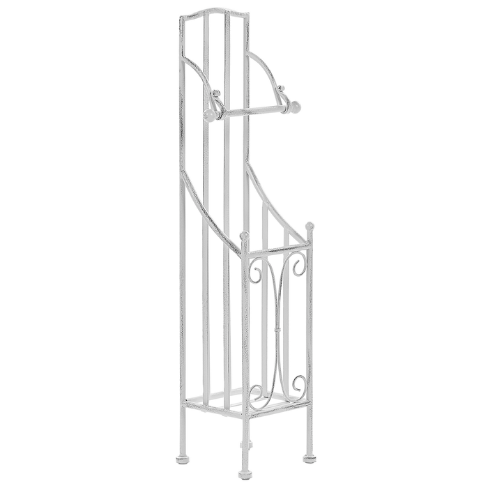 Beliani - BRISA - Toiletpapierhouder - Wit - IJzer
