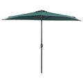 Beliani - GALATI - Halfronde parasol - Groen - 270 cm - Polyester
