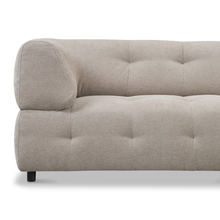 by fonQ Padded 3-zitsbank - Beige