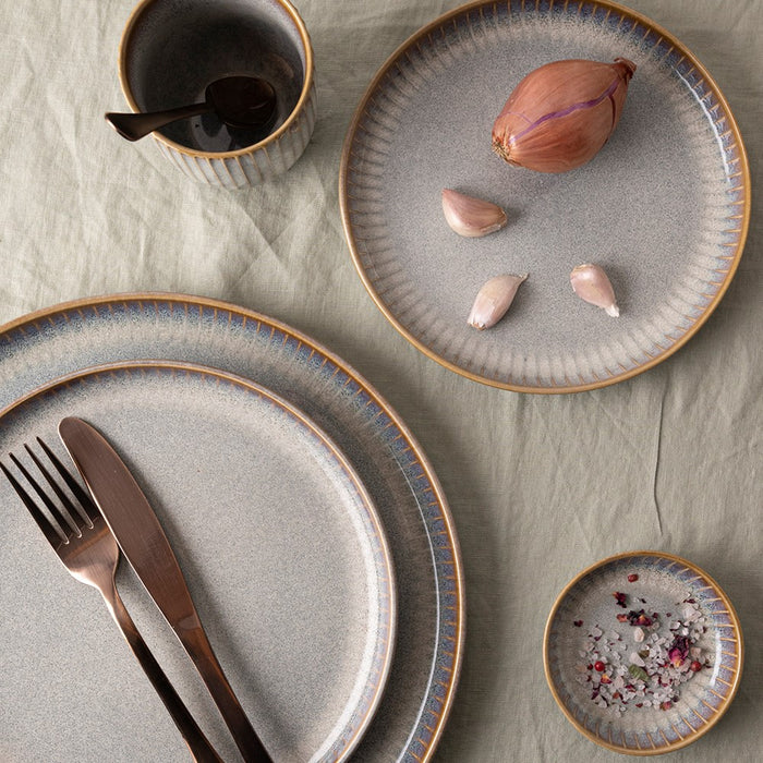 Dutch Rose Sapphire Bord 28 Grijs