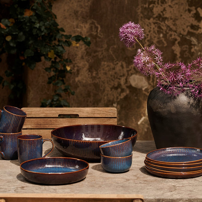 Dutch Rose Sapphire Bord Diep 23 Blauw