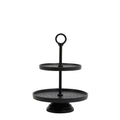 Light & Living Etagère Lutek - Zwart - 2 Laags