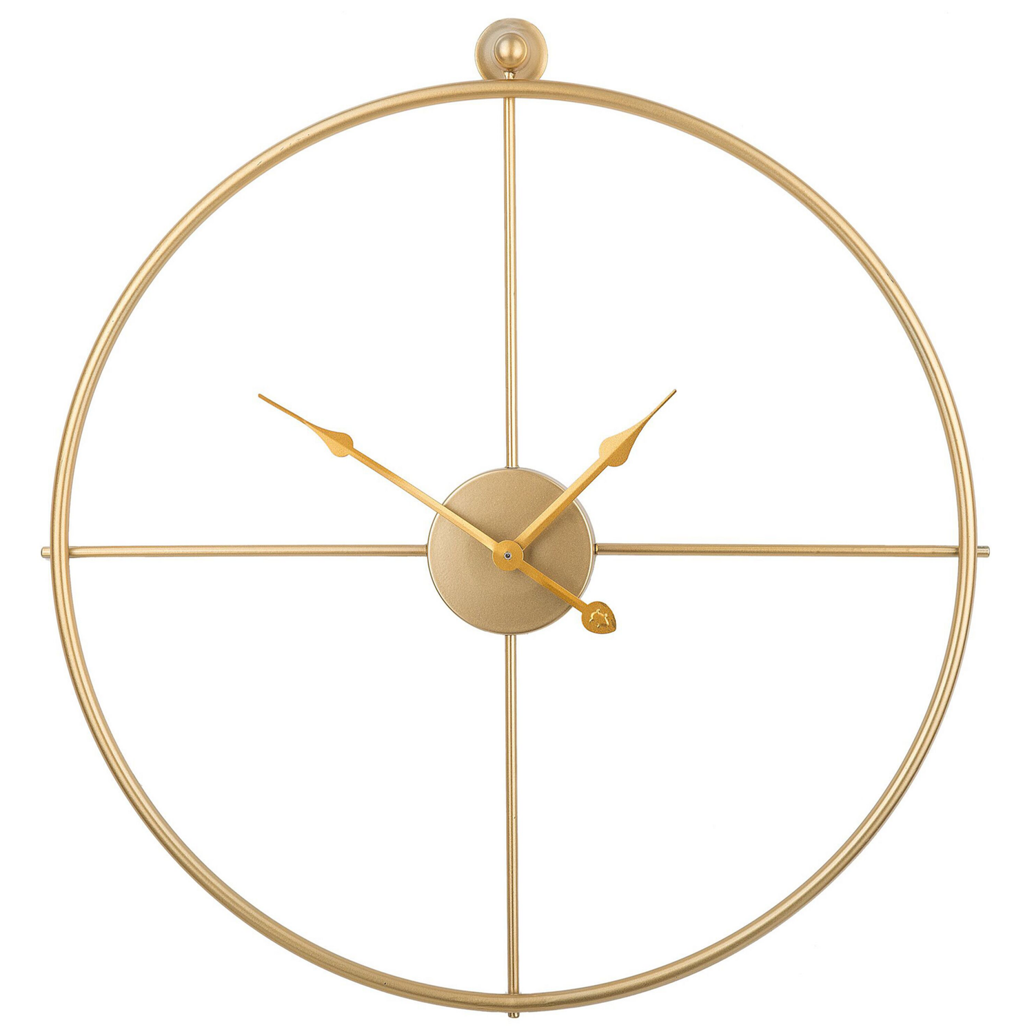 Beliani - ZUCHWIL - Wandklok - Goud - IJzer