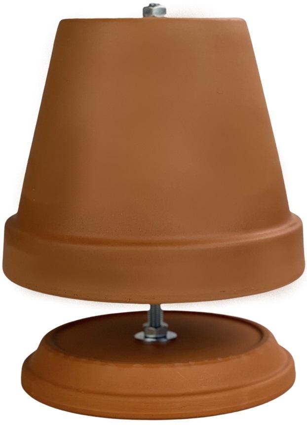 Plantenwinkel Terracotta kachel S 21 cm bloempot kachel