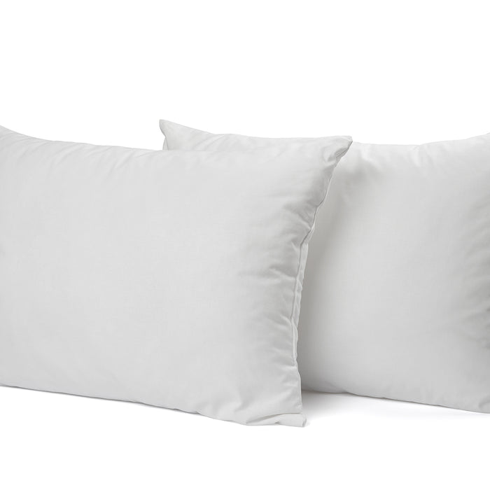 Elegance Kussensloop Hotelsluiting Percal Katoen wit