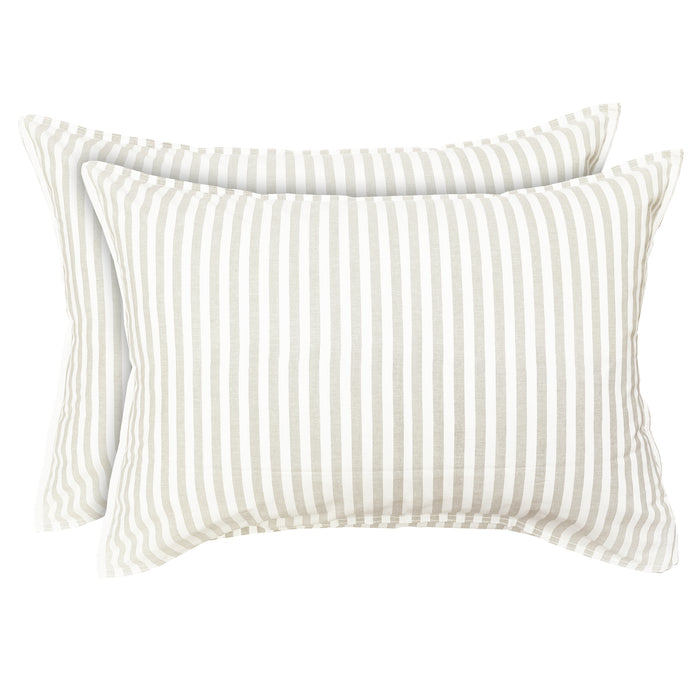 Marie-Marie Set JEAN Taupe - 2 slopen 50x75 cm