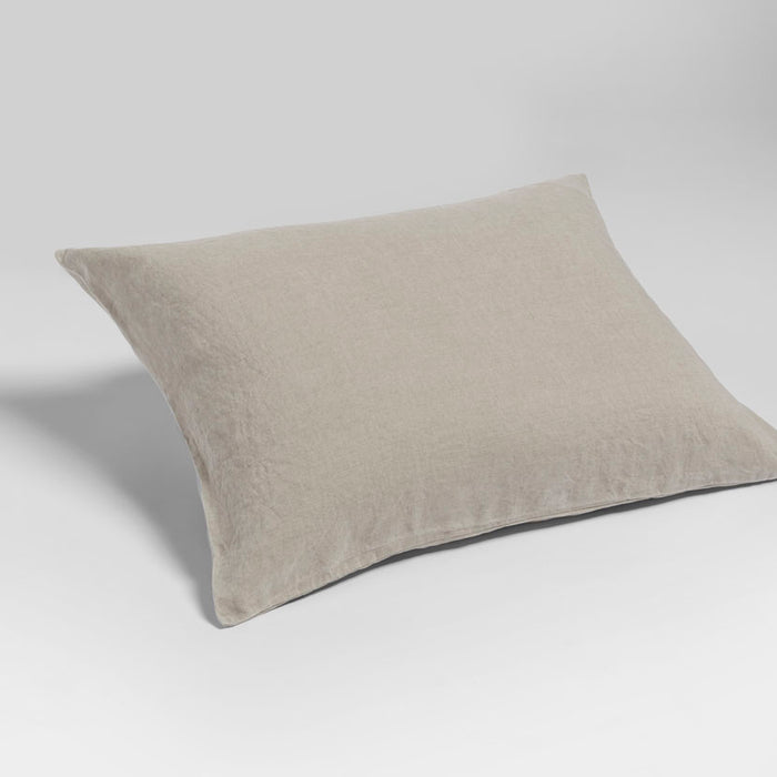 Yumeko kussensloop gewassen linnen natural 40x80