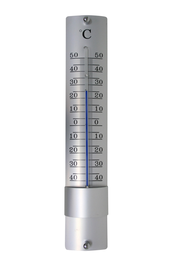 Hendrik Jan buitenthermometer aluminium 21 cm