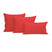 Heckett & Lane Wafel Kussensloop Katoen fiery red
