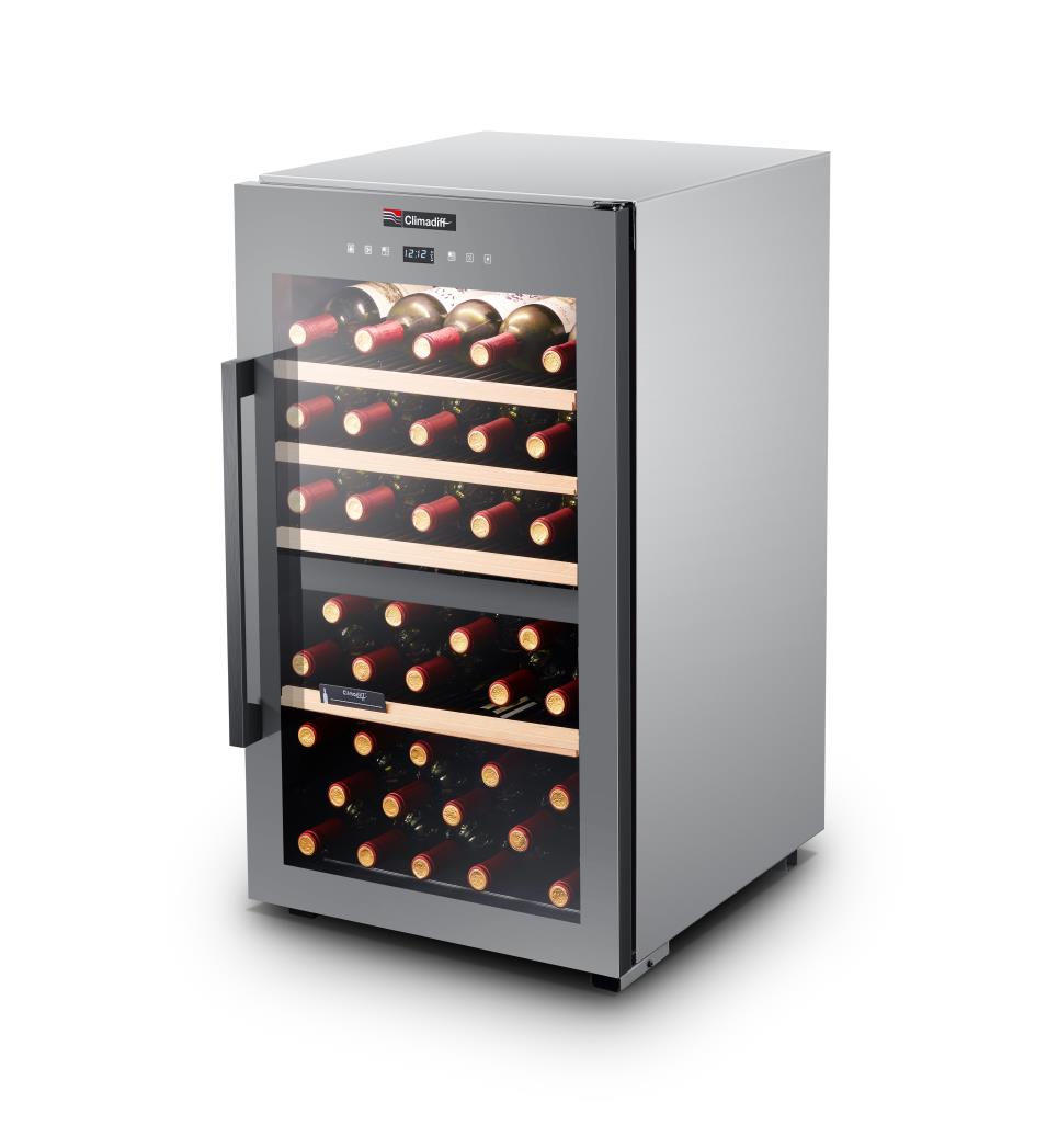 * Climadiff CLS56MT - Wijnklimaatkast - 2 zones - 56 flessen