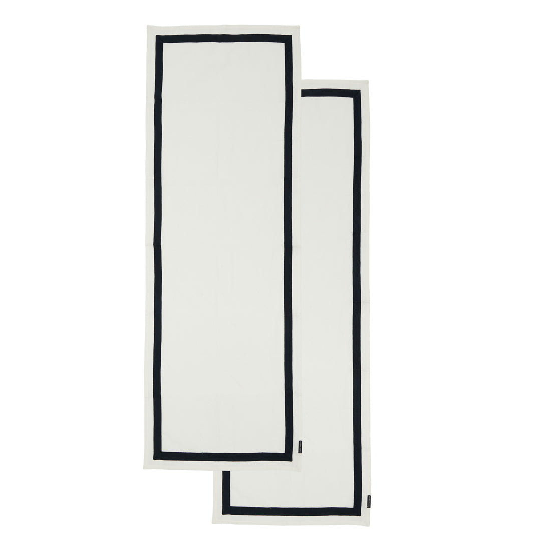 Riviera Maison Tafelloper RM Loft Beige|Zwart - 2 Stuks