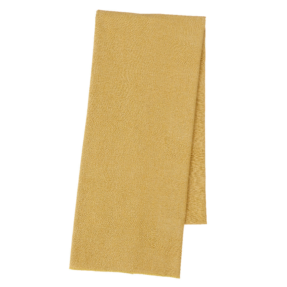 Bungalow katoen-linnen tafelkleed Mirra Lemon Curd 150 x 260