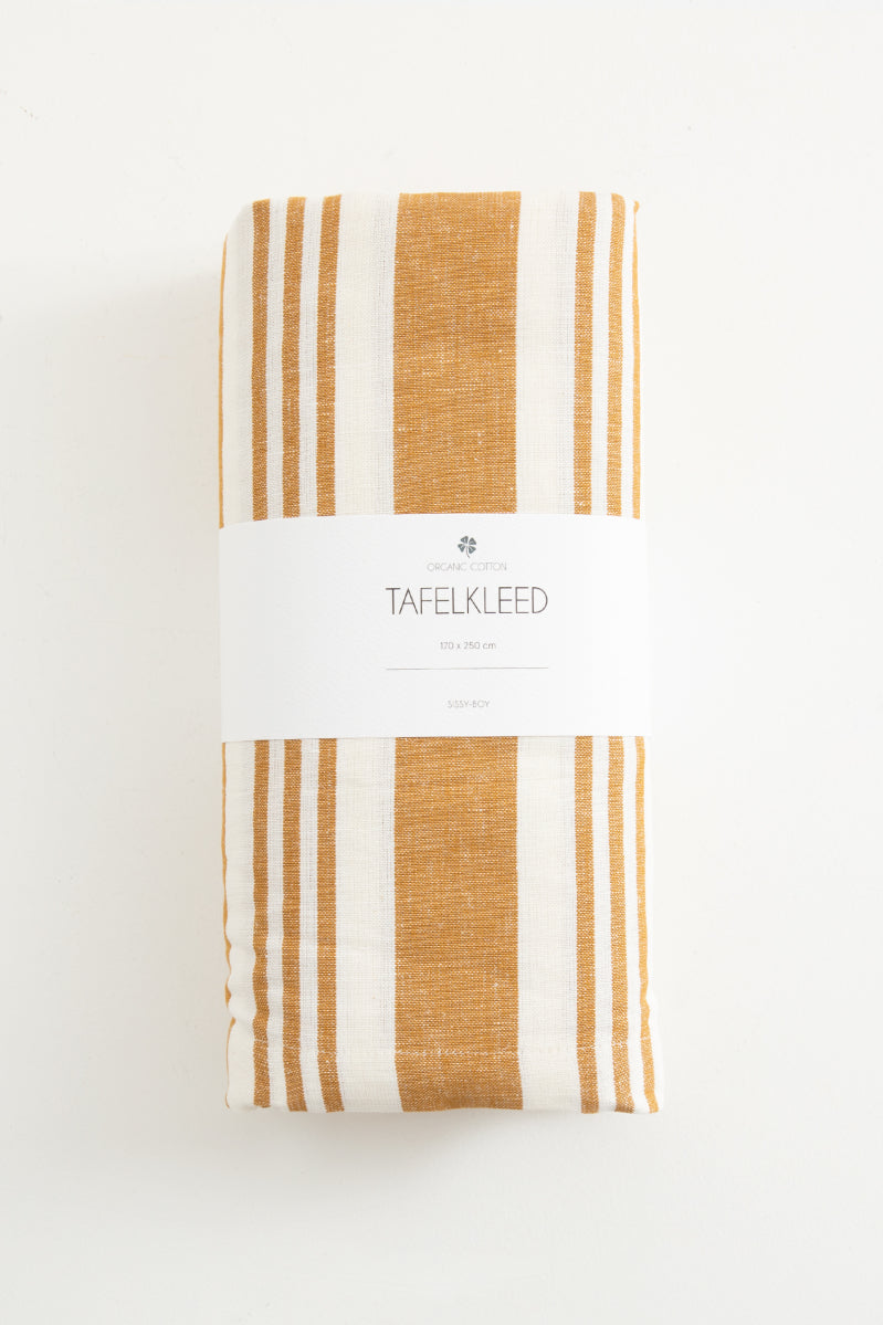 Sissy-Boy Tafelkleed met karamel strepen