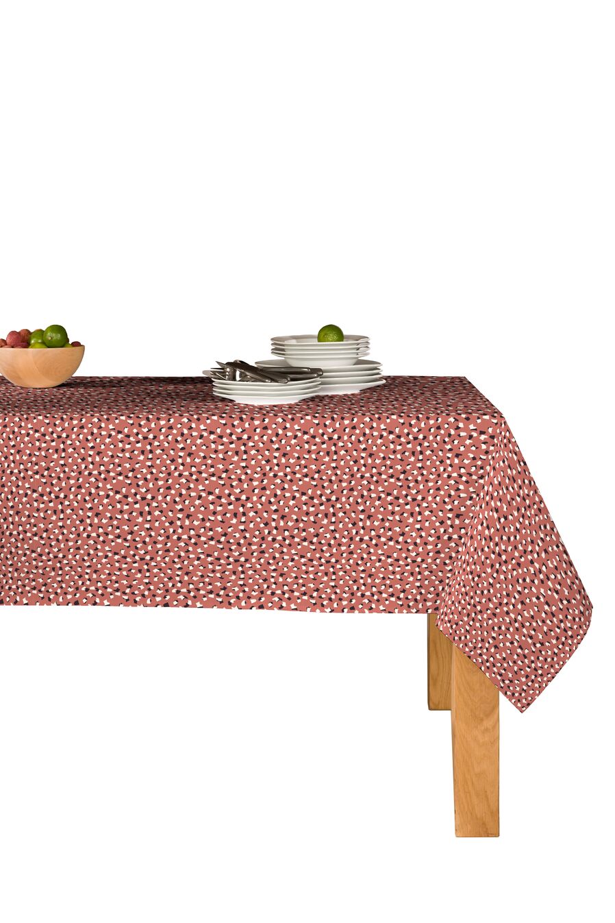 Mistral Home Tafelzeil-140x240 cm-Afwasbaar-Outdoor-Terracotta