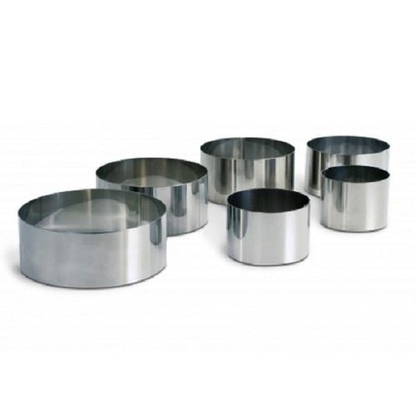 Habitas4U - Set van 4 - Taartring | kookring - 6cm