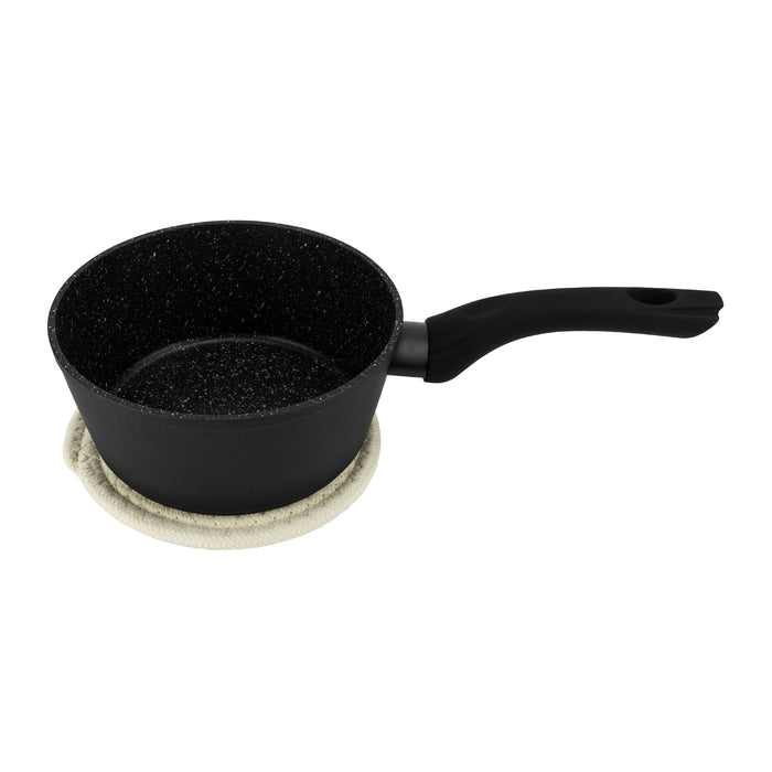 Krumble Pannenonderzetter rond - Katoen - Beige - Set van 4