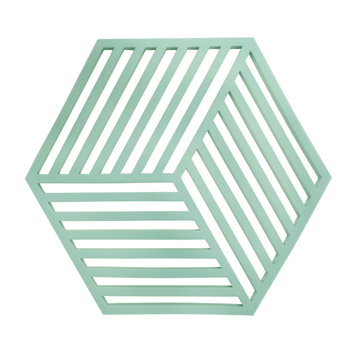 Krumble Pannenonderzetter Hexagon - Groen - Set van 2