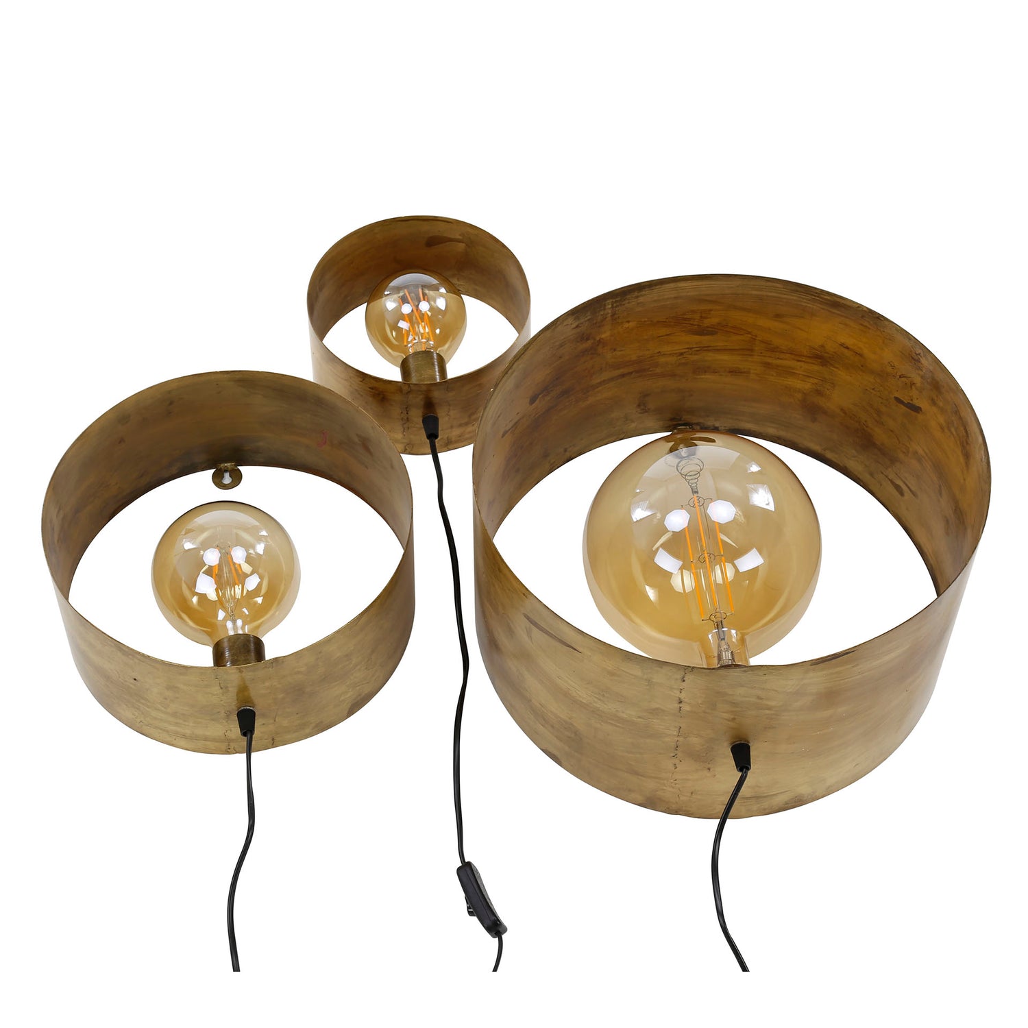 MOOS Cody Wandlamp - Set van 3 - Oud Goud