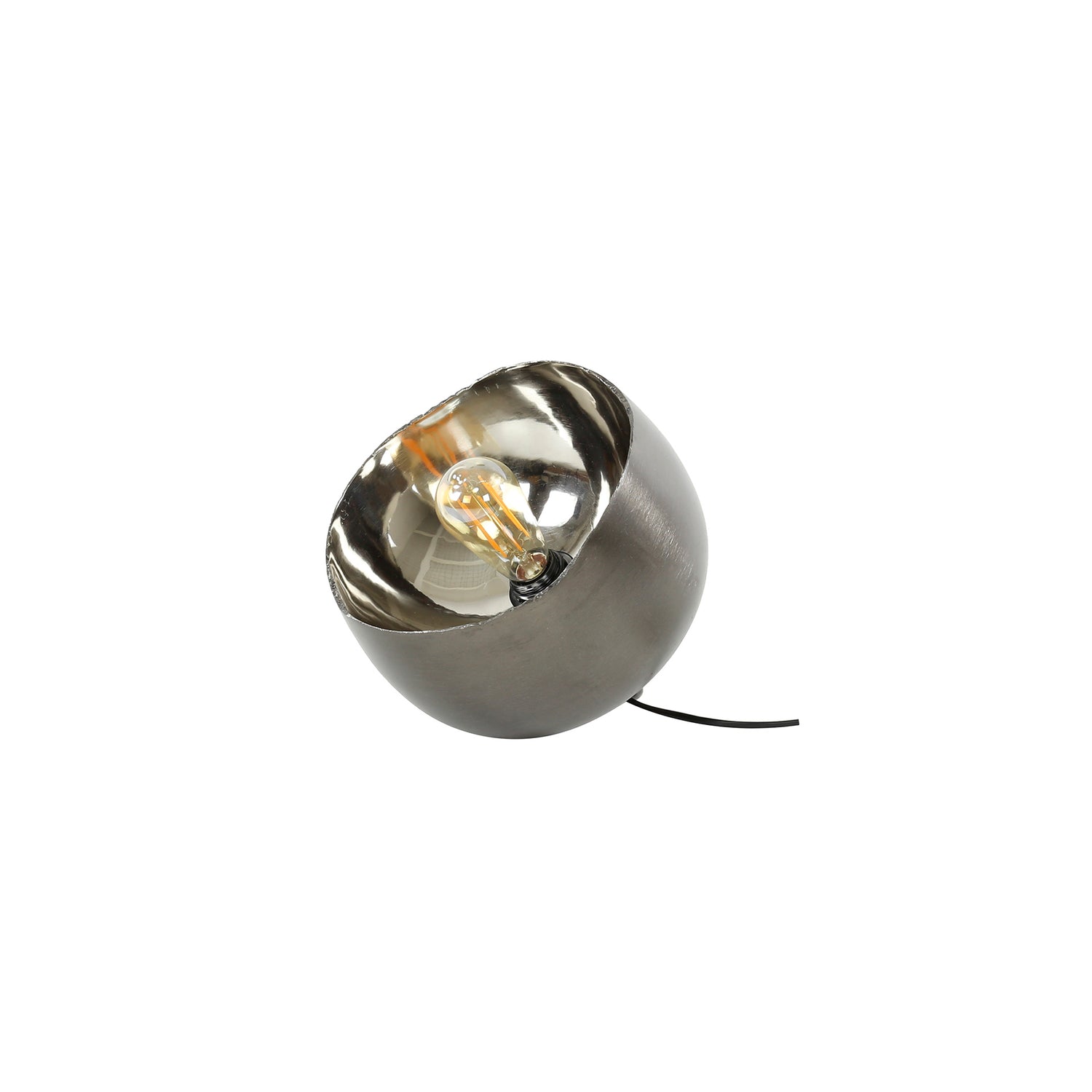 by fonQ  Logan Tafellamp - Ø 28 cm - Zwart/Nikkel