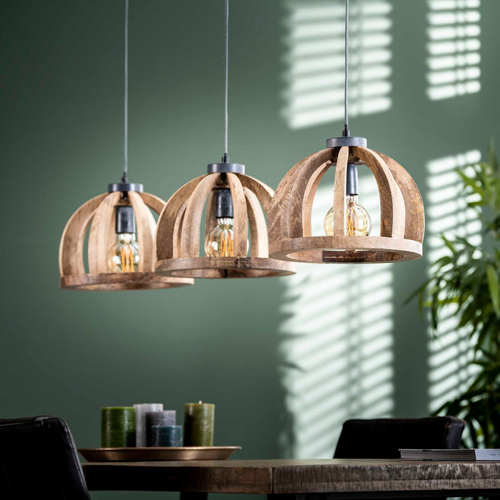 by fonQ  Rico Hanglamp 3-lichts - Mango Naturel