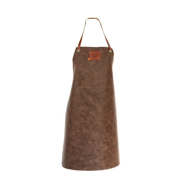 Xapron Rundleren Vrouwen Schort "XPRN" Brown