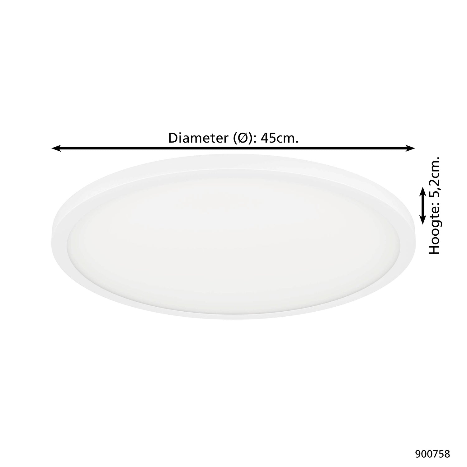 EGLO connect.z Sarsina-Z Plafondlamp - Ø 45 cm - Wit