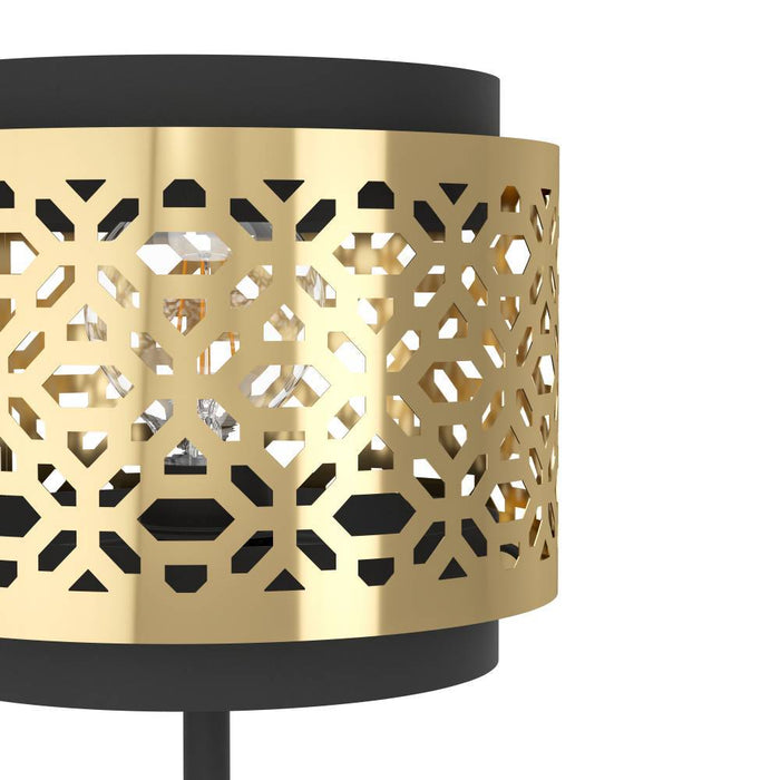 EGLO Sandbach Tafellamp - E27 - 45 cm - Zwart|Goud - Staal