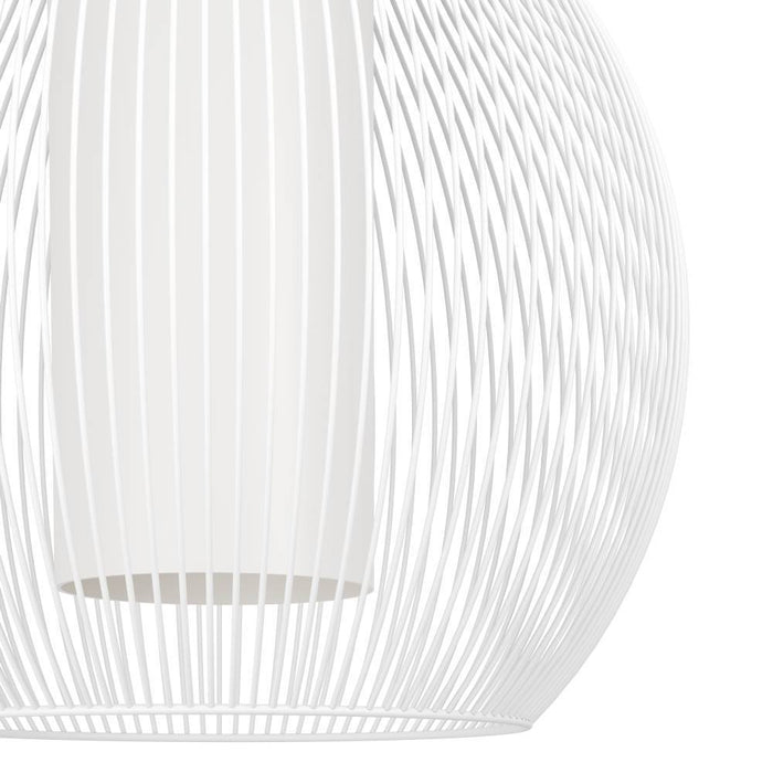 EGLO Razoni 1 Hanglamp - E27 - Ø 42,5 cm - Wit - Glas