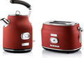 Westinghouse Retro Bundel - Waterkoker + 2 sneden Broodrooster - Rood
