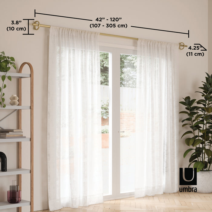 Umbra Ringlet Gordijnroede - B 305 cm