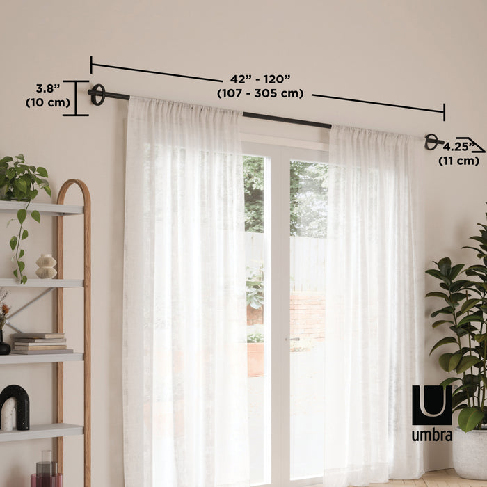 Umbra Ringlet Gordijnroede - B 320 cm
