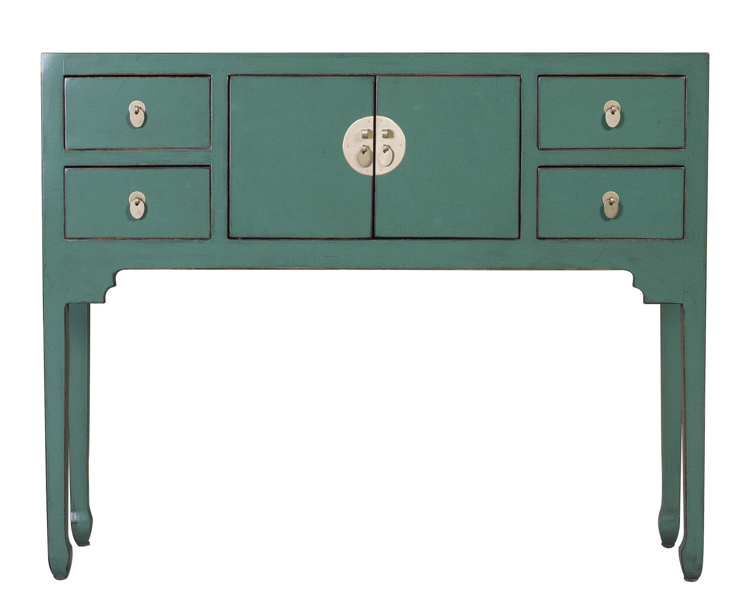 Fine Asianliving Chinese Sidetable Pine Green - Orientique Collectie