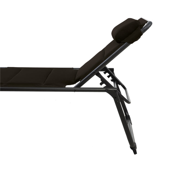 Travellife Barletta ligbed Relax zwart